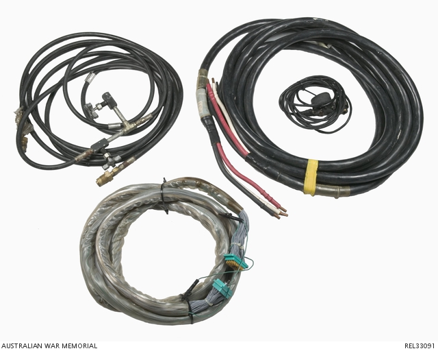 HMAS Brisbane : Box of sample cables | Australian War Memorial