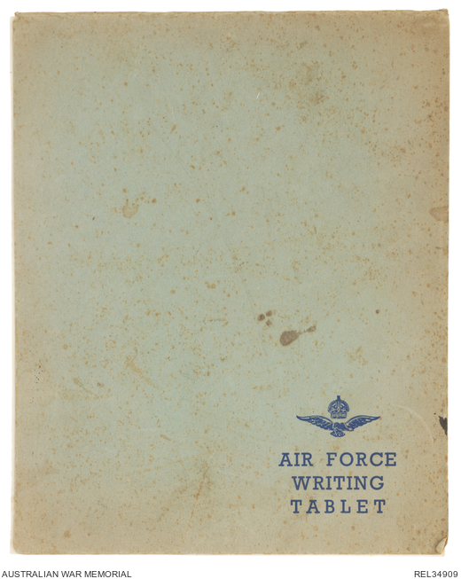 RAAF notepaper : Flying Officer N C Williams, RAAF | Australian War ...