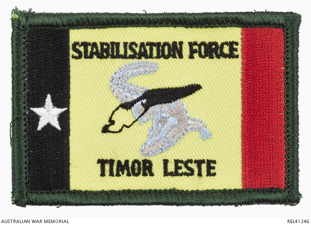 Uniform patch : Stabilisation Force Timor Leste | Australian War Memorial