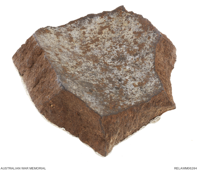 Fragment of a Turkish shell : Major J B St Vincent-Welch, 1 Field ...