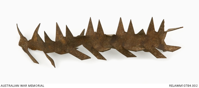 Section of German razor wire : Messines | Australian War Memorial