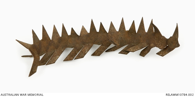 Section of German razor wire : Messines | Australian War Memorial