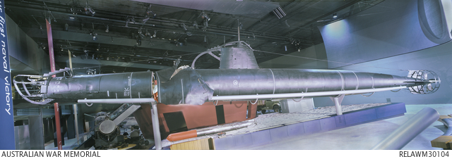 Midget Submarine Type A Imperial Japanese Navy Australian War Memorial