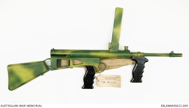 Owen Mk 1 Sub machine Gun Australian Army Australian War Memorial