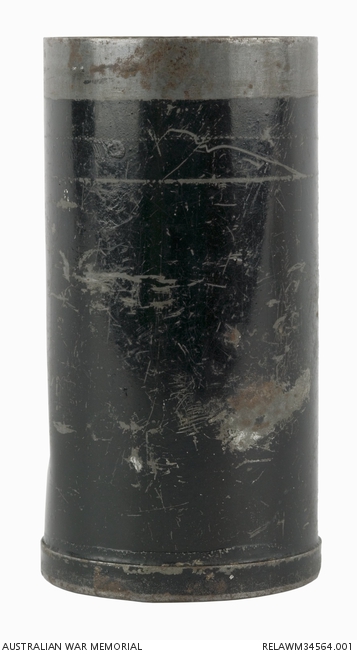 Fuze case used as water measurer : Seargent John Kevin Wood, RAAF and ...