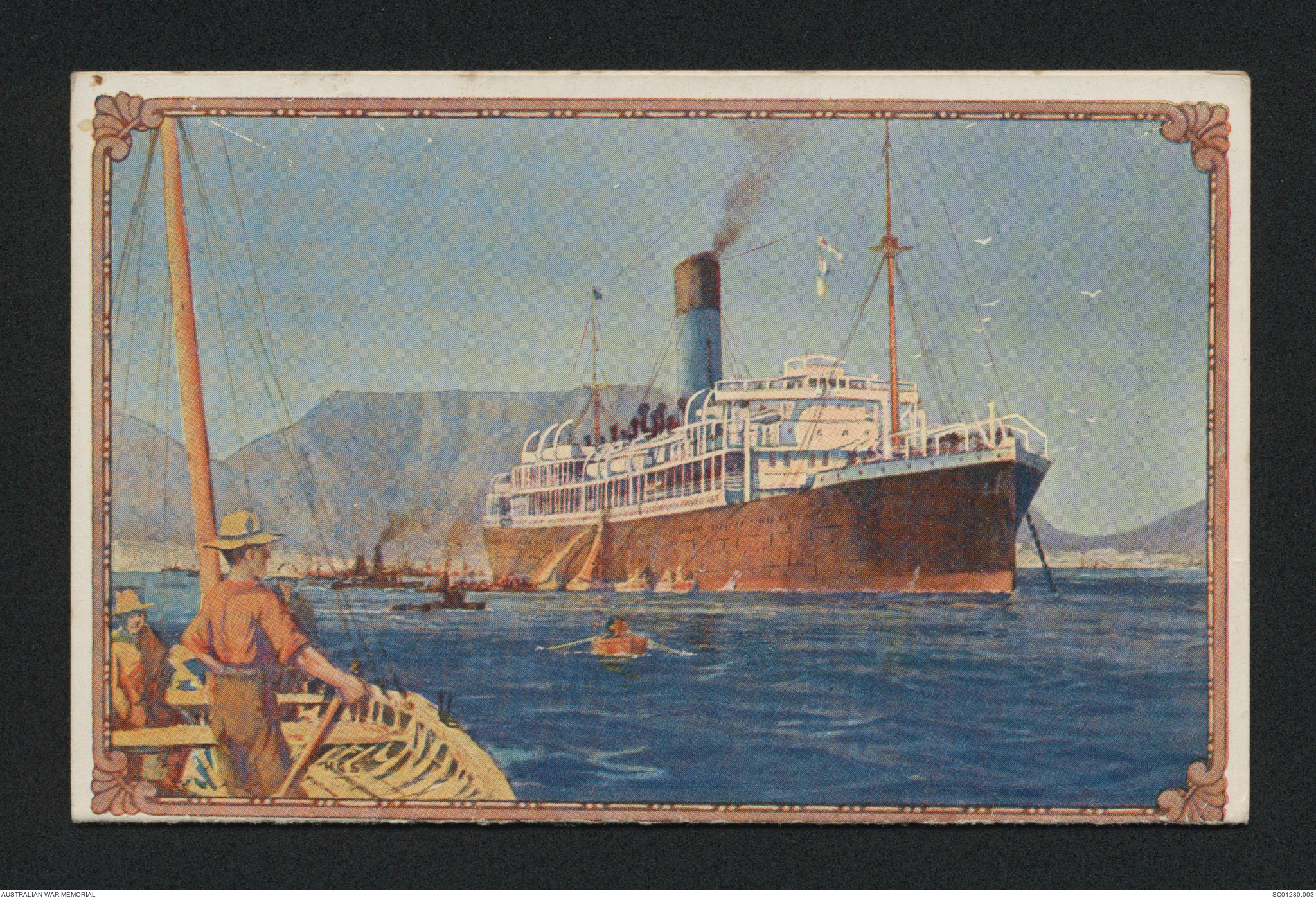 [Menu] from the Blue Funnel Line 30 October 1915 | Australian War Memorial