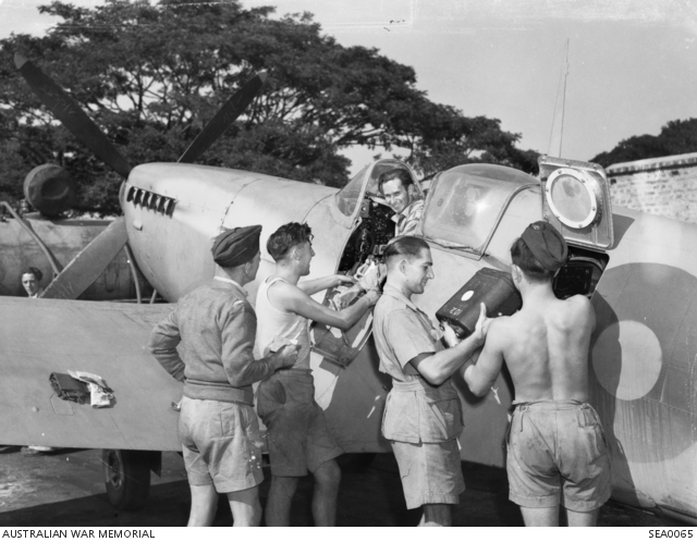 Alipore, Calcutta, India. 1944-12-28. Warrant Officer Bill Wells, RAAF ...
