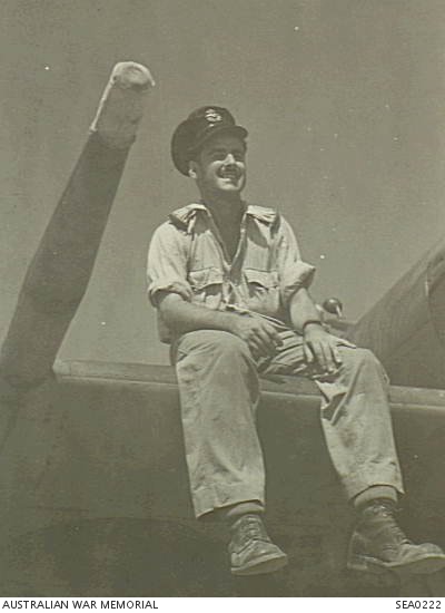 409407 Pilot Officer E. C. Hickey, RAAF of Geelong, Vic, a pilot in No ...