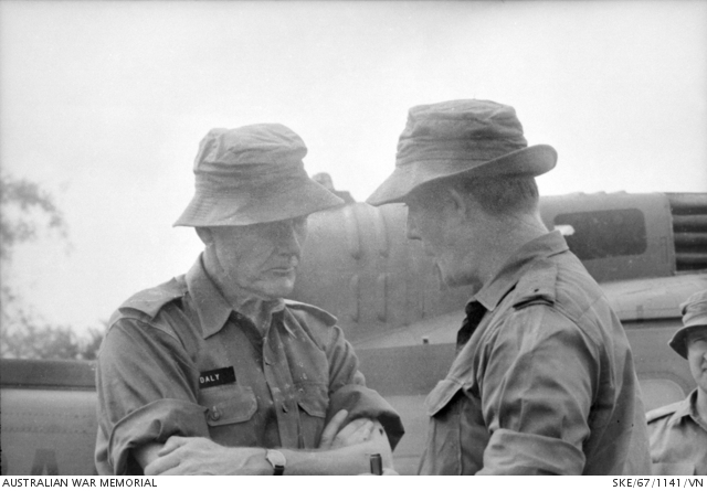 Vietnam. 1967-11. Lieutenant-General Sir Thomas Daly, Chief of the ...