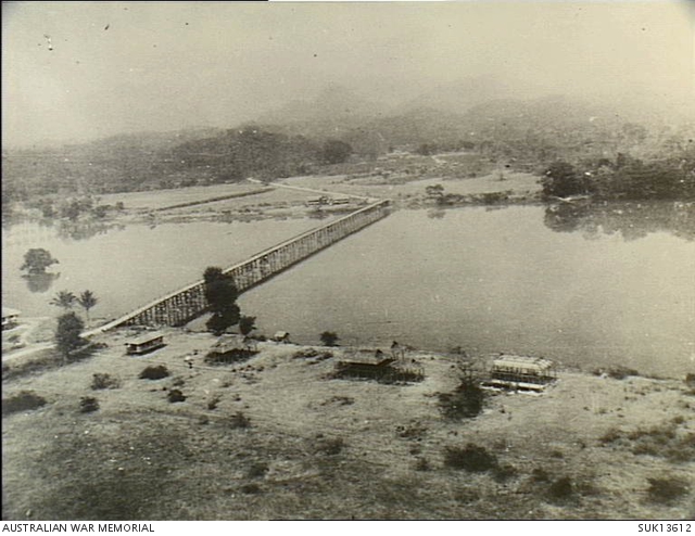 The Wam Kontawng bridge over the Nam Pang photographed from an RAF ...