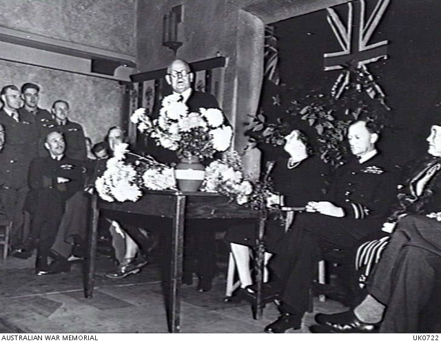 BRIGHTON, ENGLAND. 1943-11-19. CONDUCTED BY LADY FRANCES RYDER CBE ...