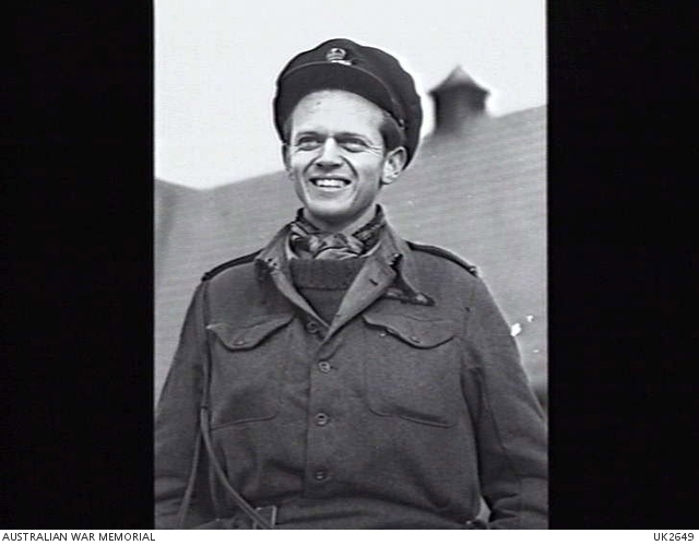 Europe. 1945-03-02. Portrait of 425607 Flying Officer H. A. Copeman, of ...