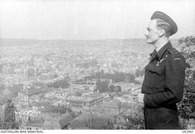 Stuttgart, Germany. C. 1945-06. A view of Stuttgart from one of the ...