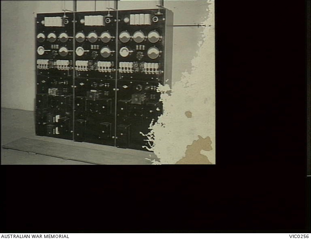 Laverton, Vic. C. 1944-12. The switchboard in the Power House at RAAF ...