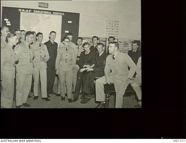 West Melbourne, Vic. 1944-12-21. RAAF personnel in attendance at the ...