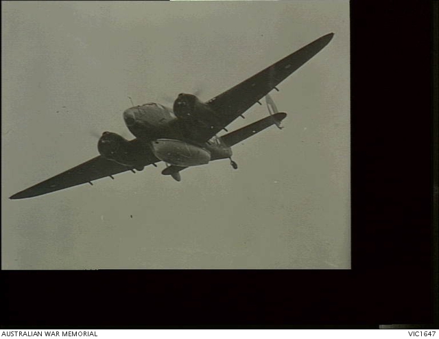 Point Cook, Vic. C. 1945. The RAAF Lockheed Hudson bomber aircraft ...