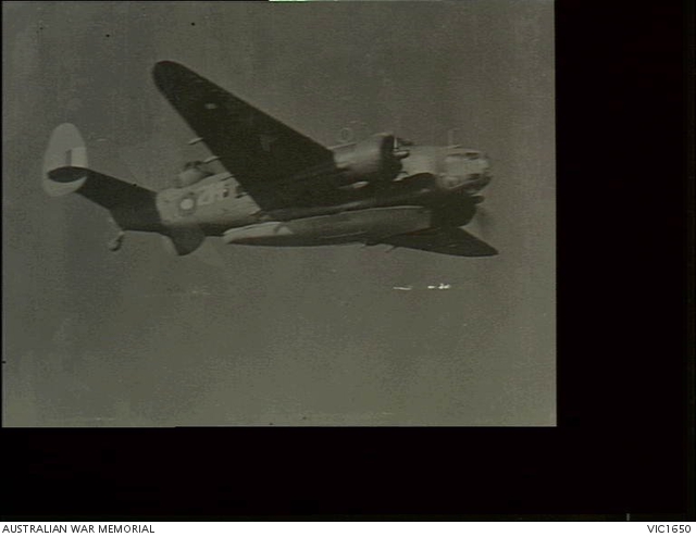 Point Cook, Vic. C. 1945. The RAAF Lockheed Hudson bomber aircraft ...