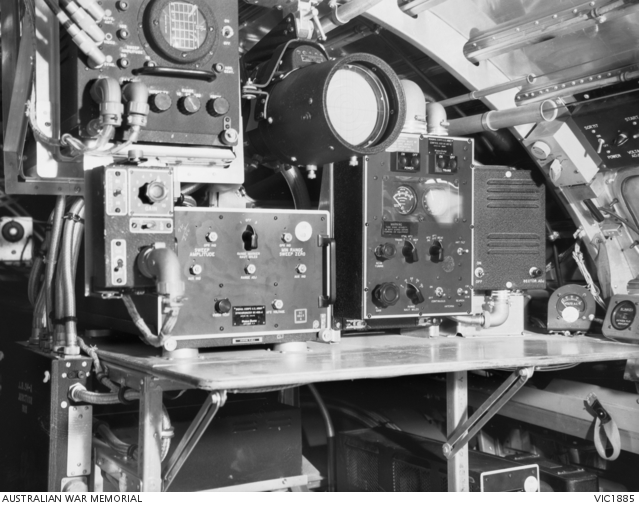 Laverton, Vic. C. 1944. The control panel of airborne radar equipment ...