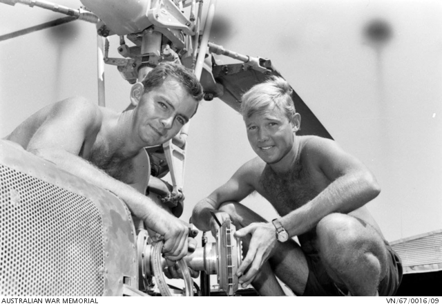 Men with a vital role in keeping the RAAF flying in Vietnam are the ...