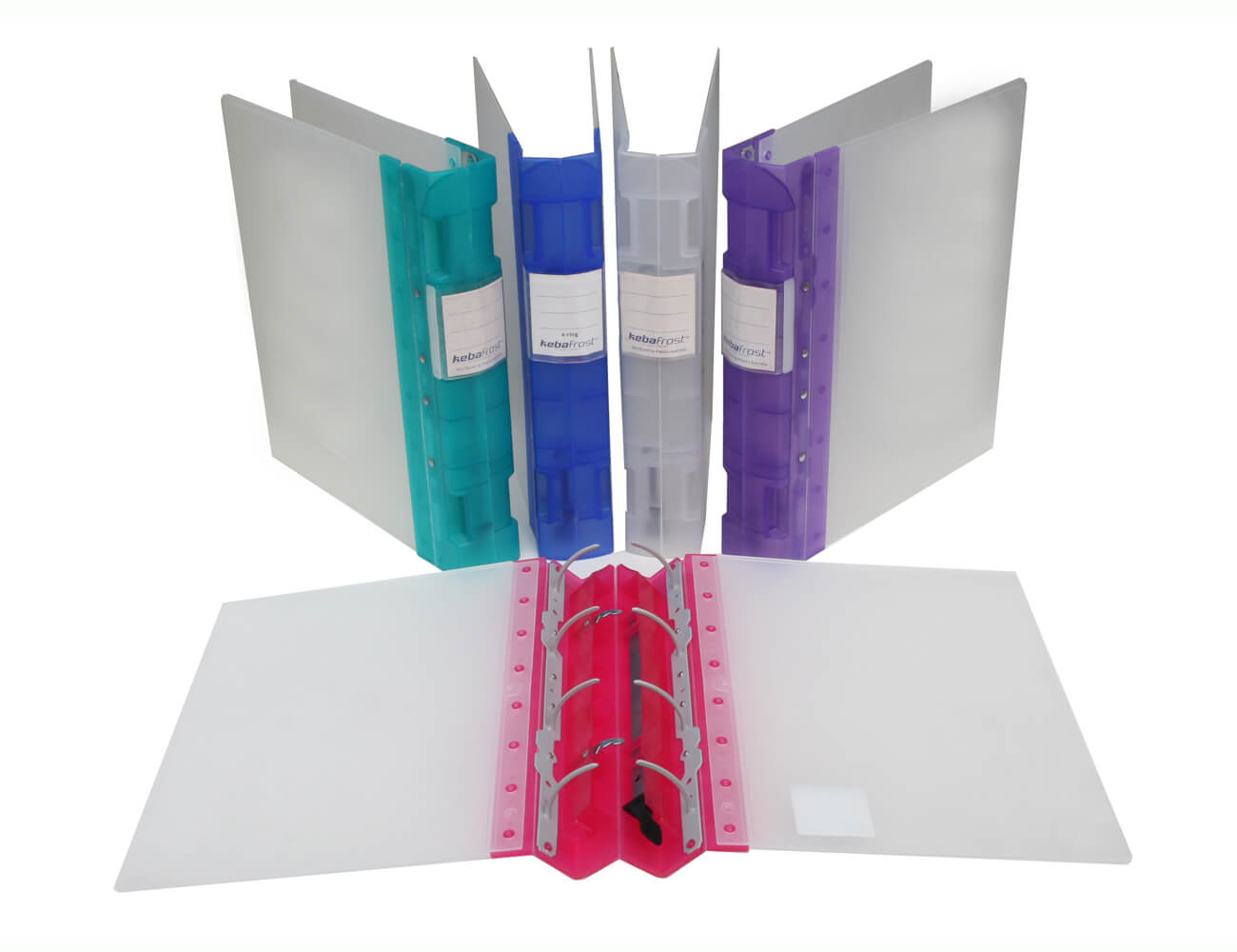 plastic a4 ring binder folders