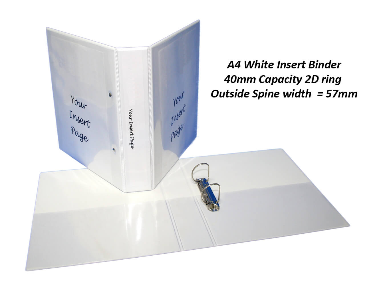 A4 Doubleduty PVC Insert Binder Plastics Australia