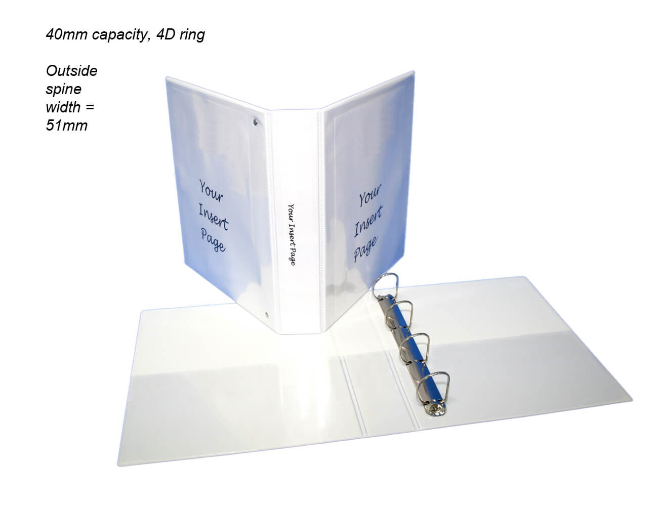 A4 Doubleduty PVC Insert Binder Plastics Australia