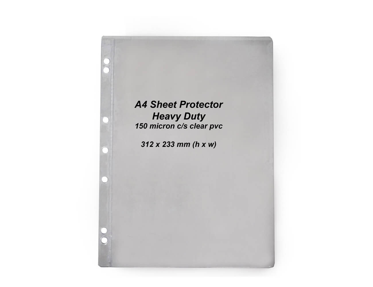 Sheet Protectors A4 Heavy Duty PVC 10Pk Plastics Australia