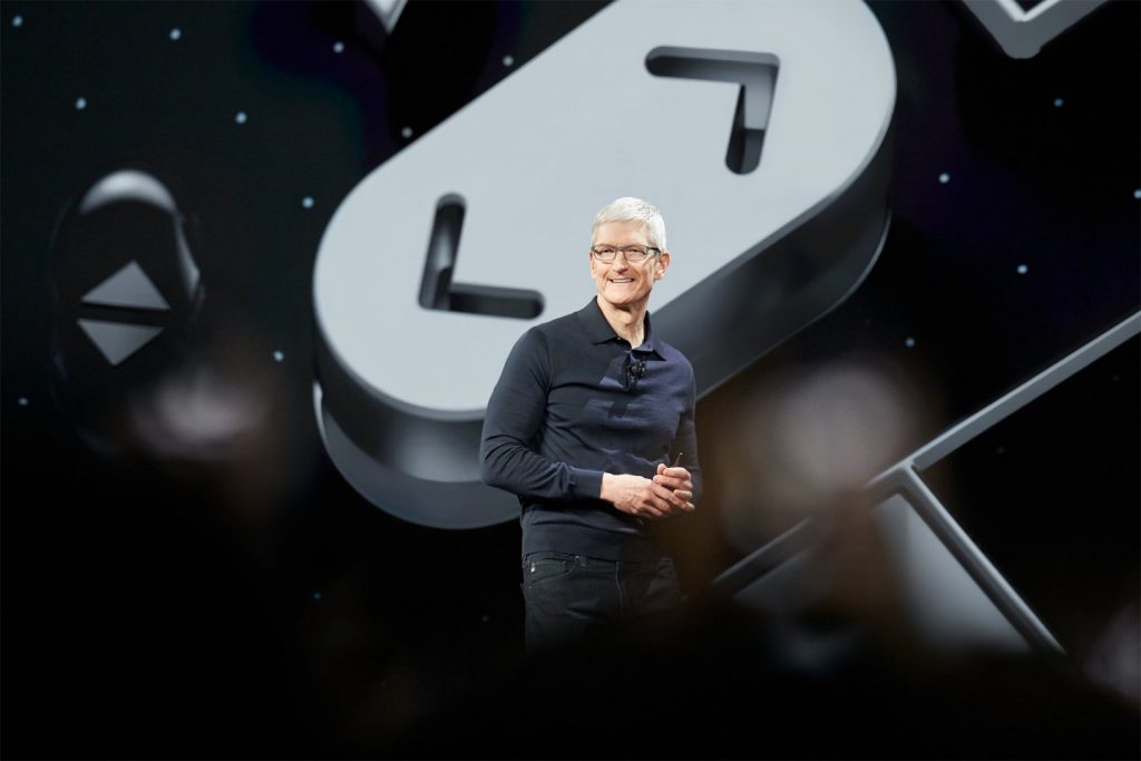 Tim Cook at WWDC 2018