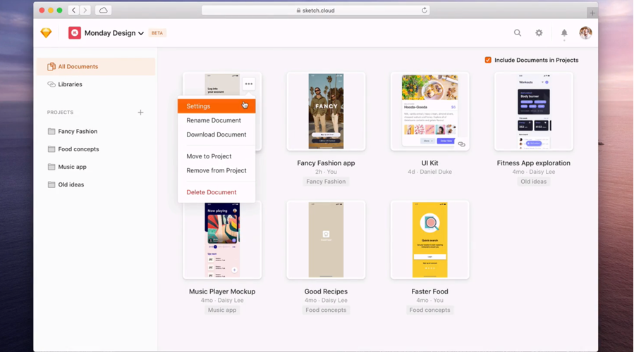 Collaborative design tool Sketch Cloud
