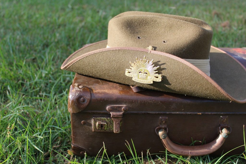 How to plan a veteran funeral: army uniform commemorates their life and service.