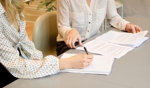 A Will needs to be signed by two witnesses.