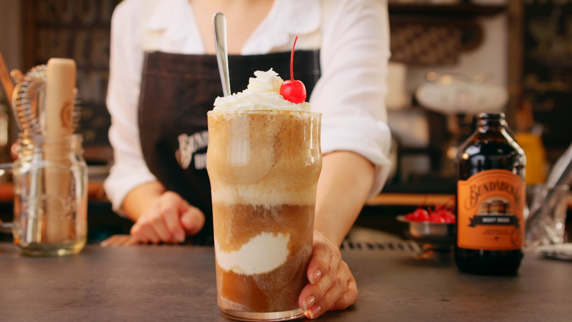 Get free ice cream for your Root Beer Float Bundaberg Brewed Drinks