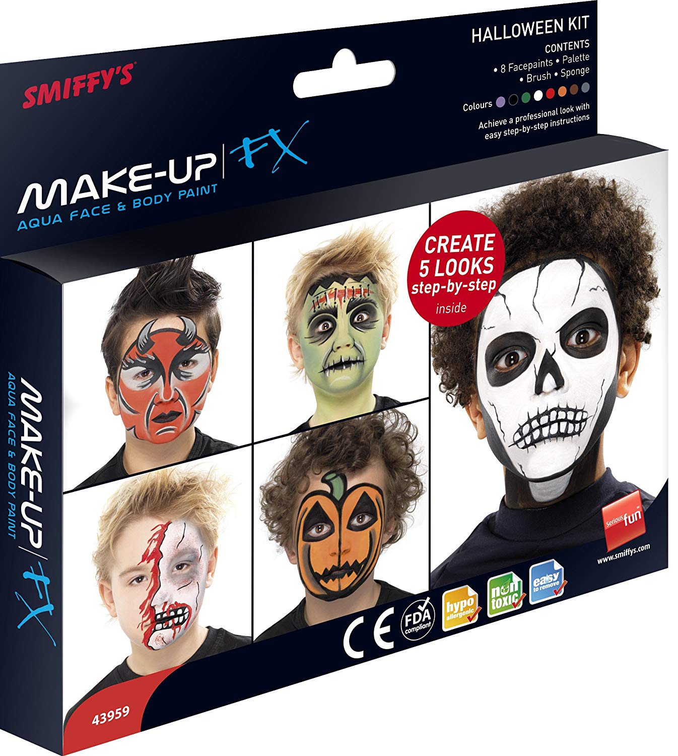Smiffys Makeup FX Adult Black main image 1