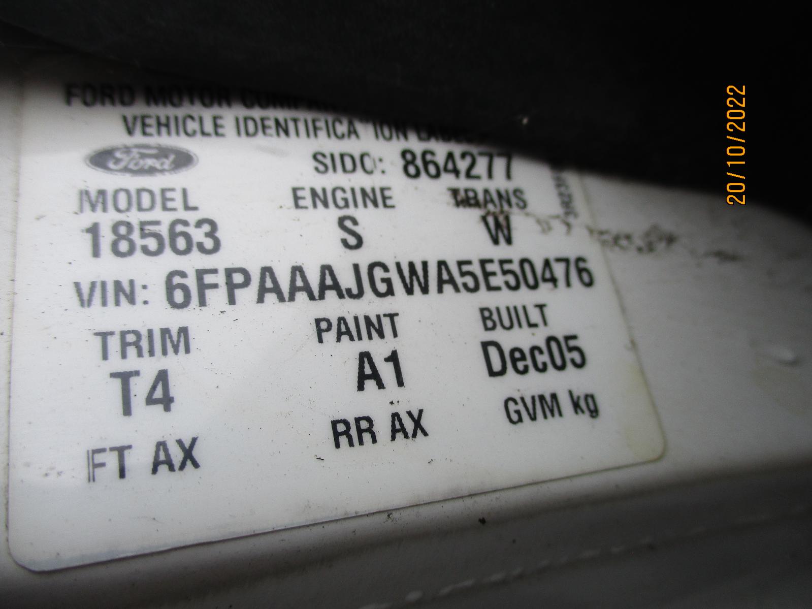 Brake Booster Falcon Ford 2006