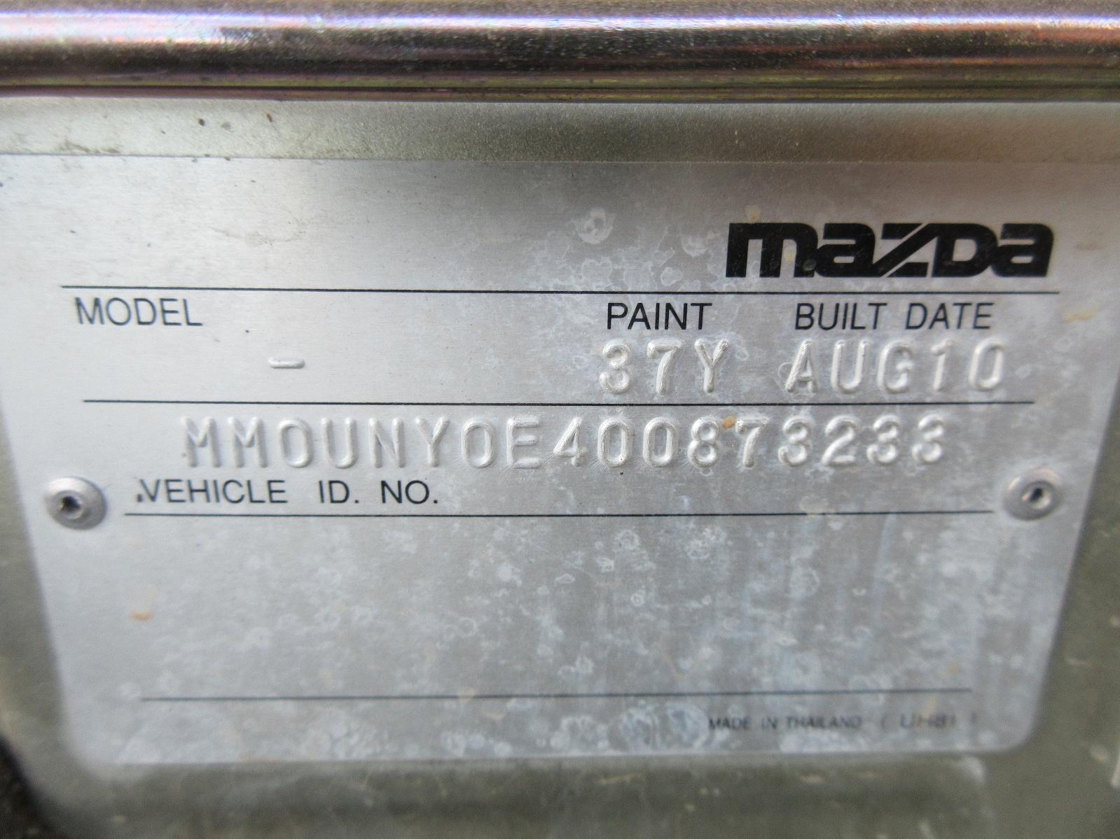 Brake Comp Valve Bt50 Mazda 2011