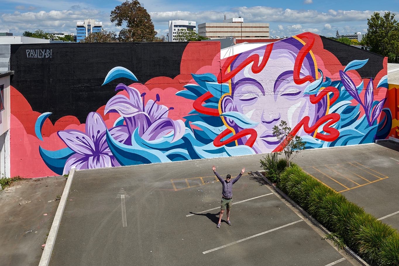 Boon Street Art Festival 2021 by Pauly B in Auckland