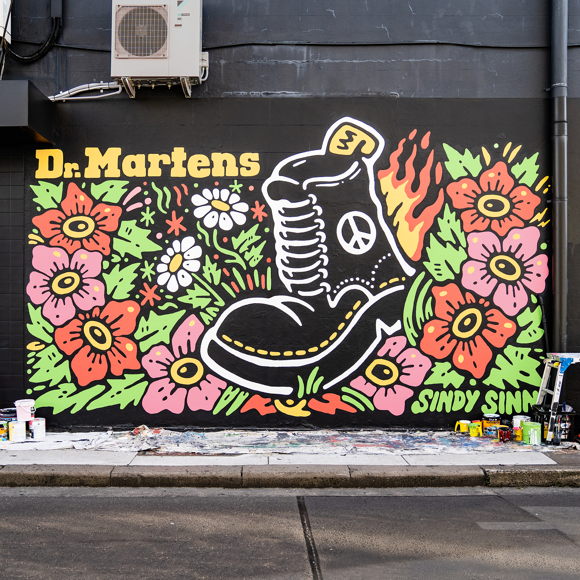 DR MARTENS Mural Newtown by Sindy Sinn in Melbourne