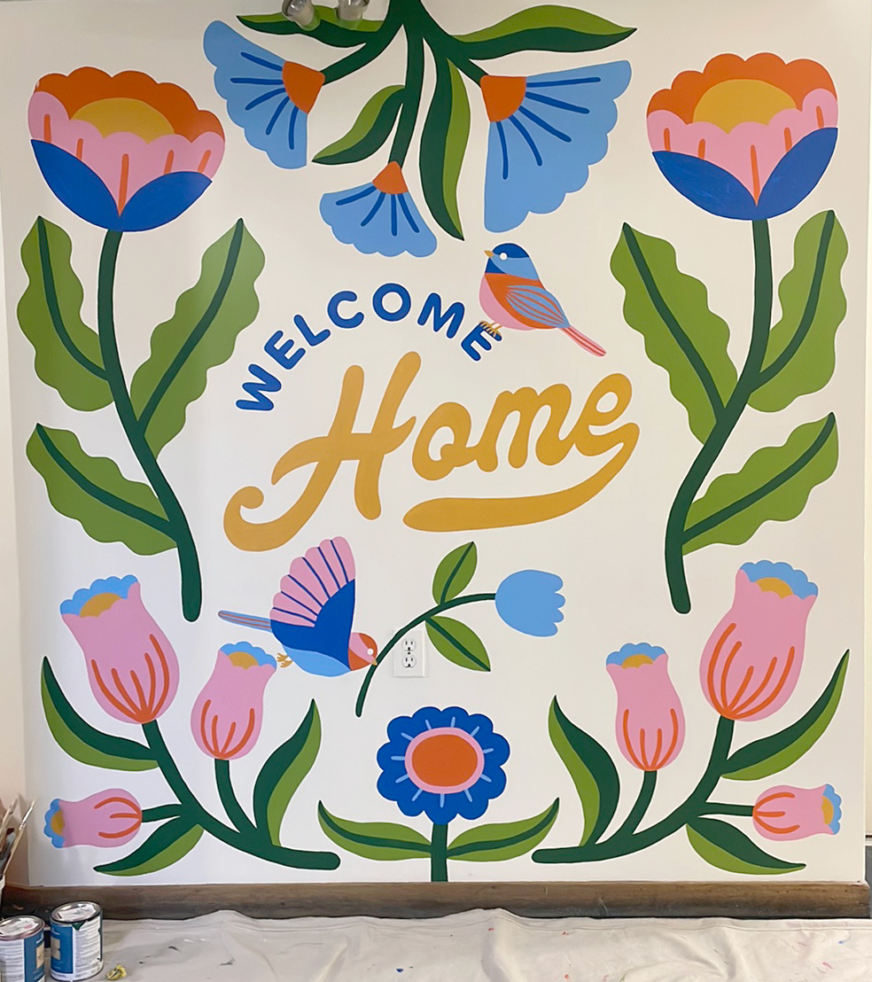 Welcome Home Mural by Ripple & Rise in Vancouver