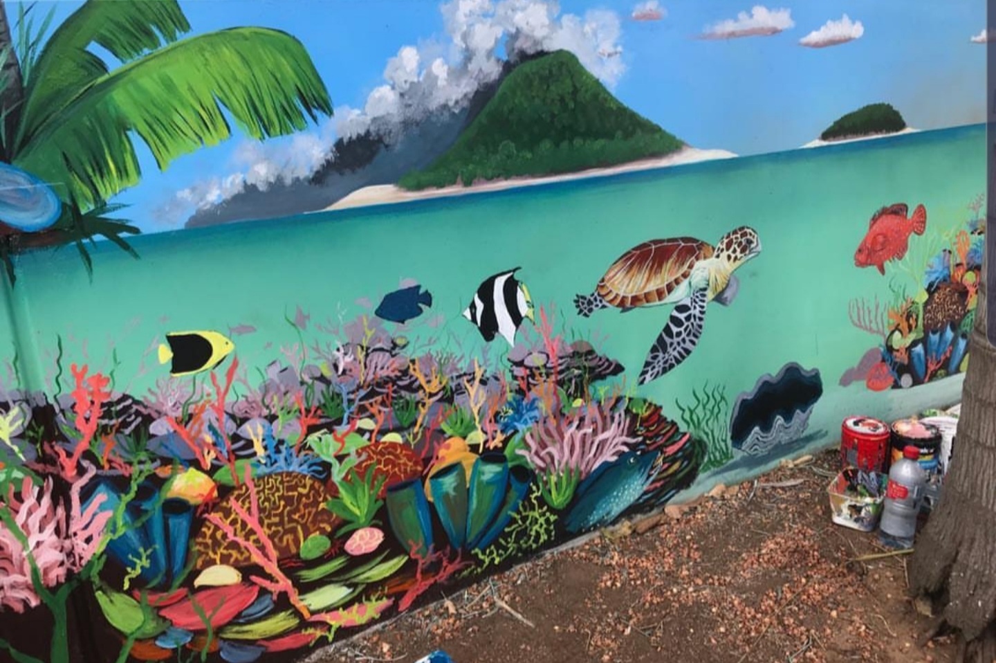 Barrier reef by Jez keane art in Devonport