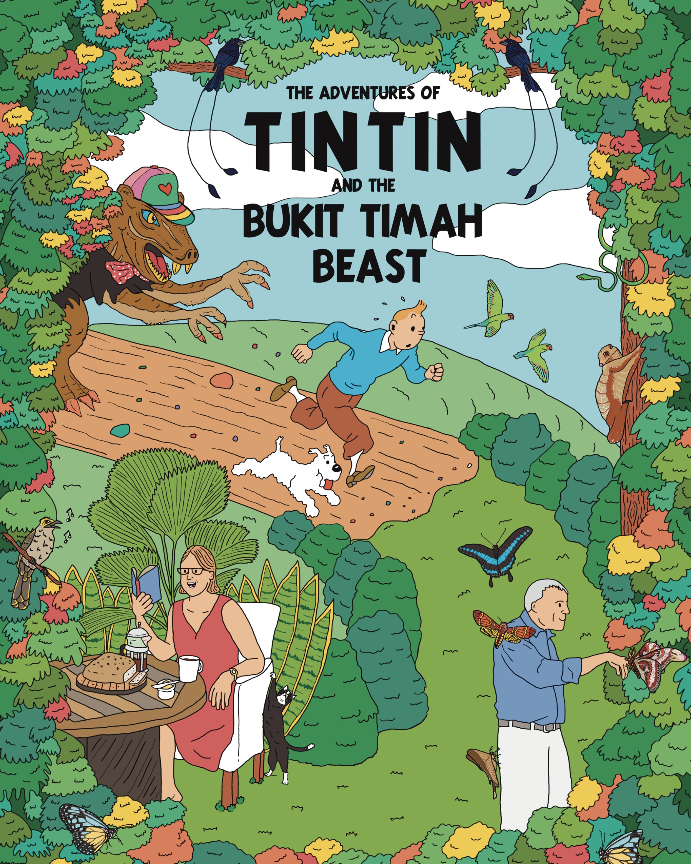 Tintin and The Bukit Timah Beast by 249.png in Singapore