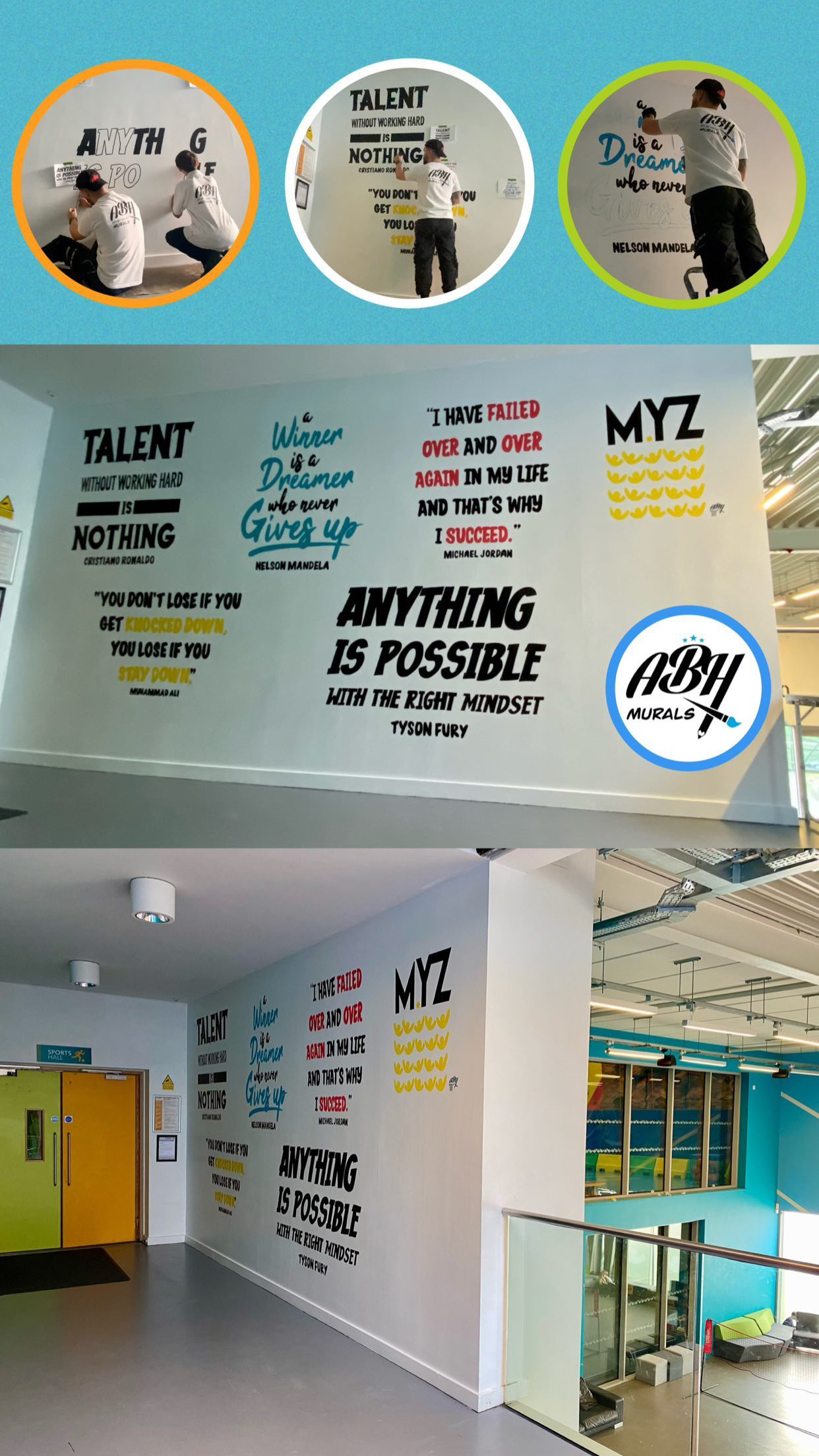 Motivational Quotes by ABH Murals in Westhoughton