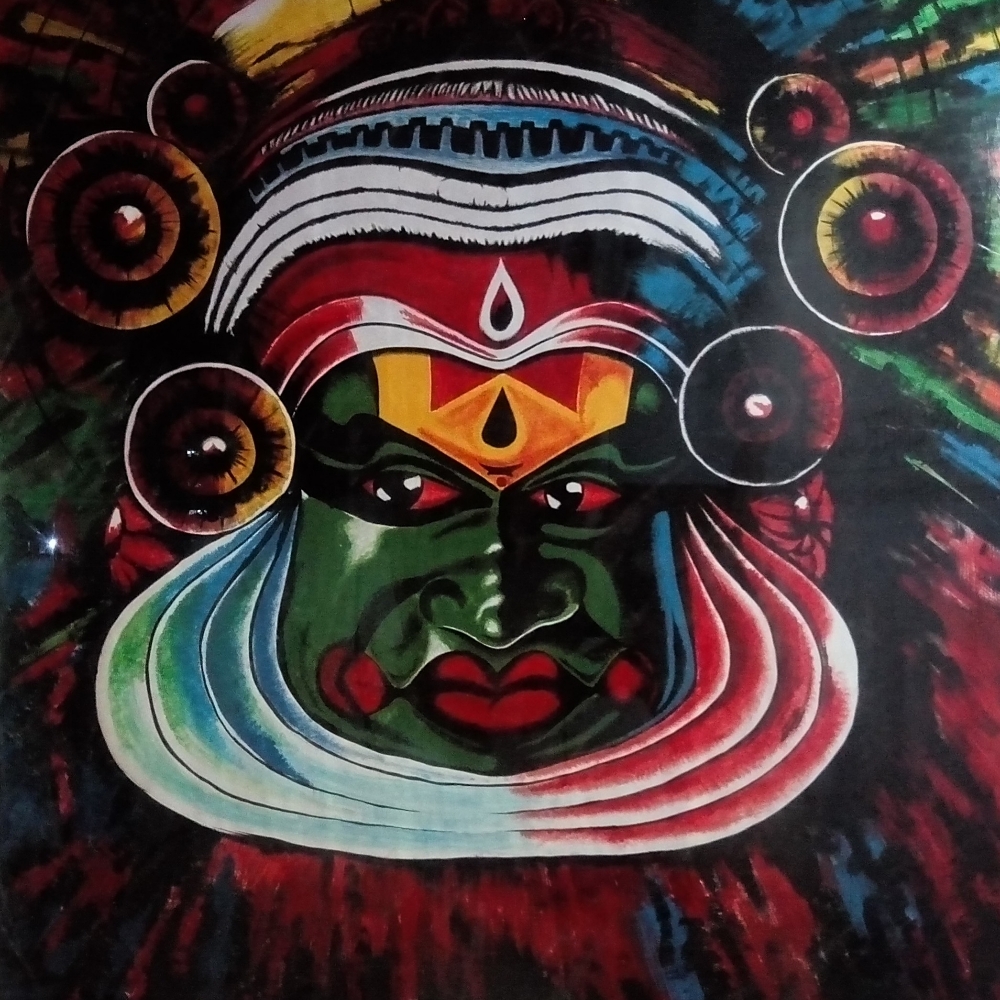 Kathakali the Art of expressions wall painting by Archees Crafts in