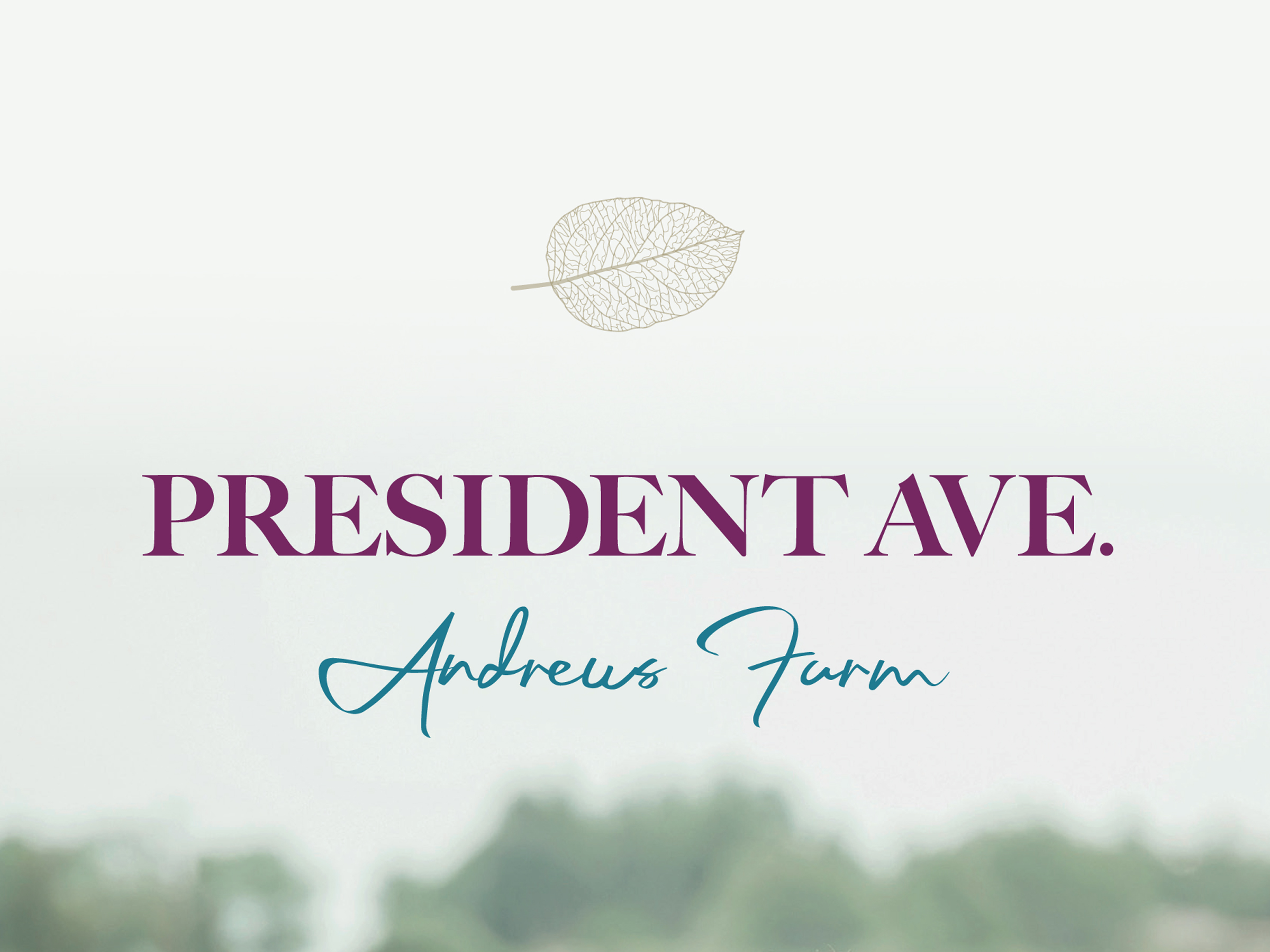 President Ave Andrews Farm (Nearing Completion)
