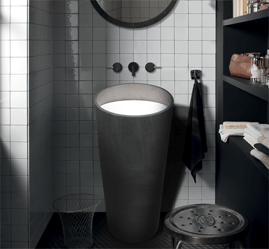 A black bathroom basin for any modern bathroom