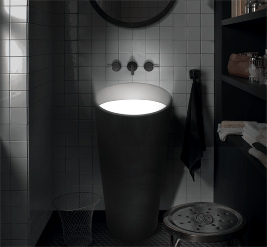 A black bathroom basin for any modern bathroom
