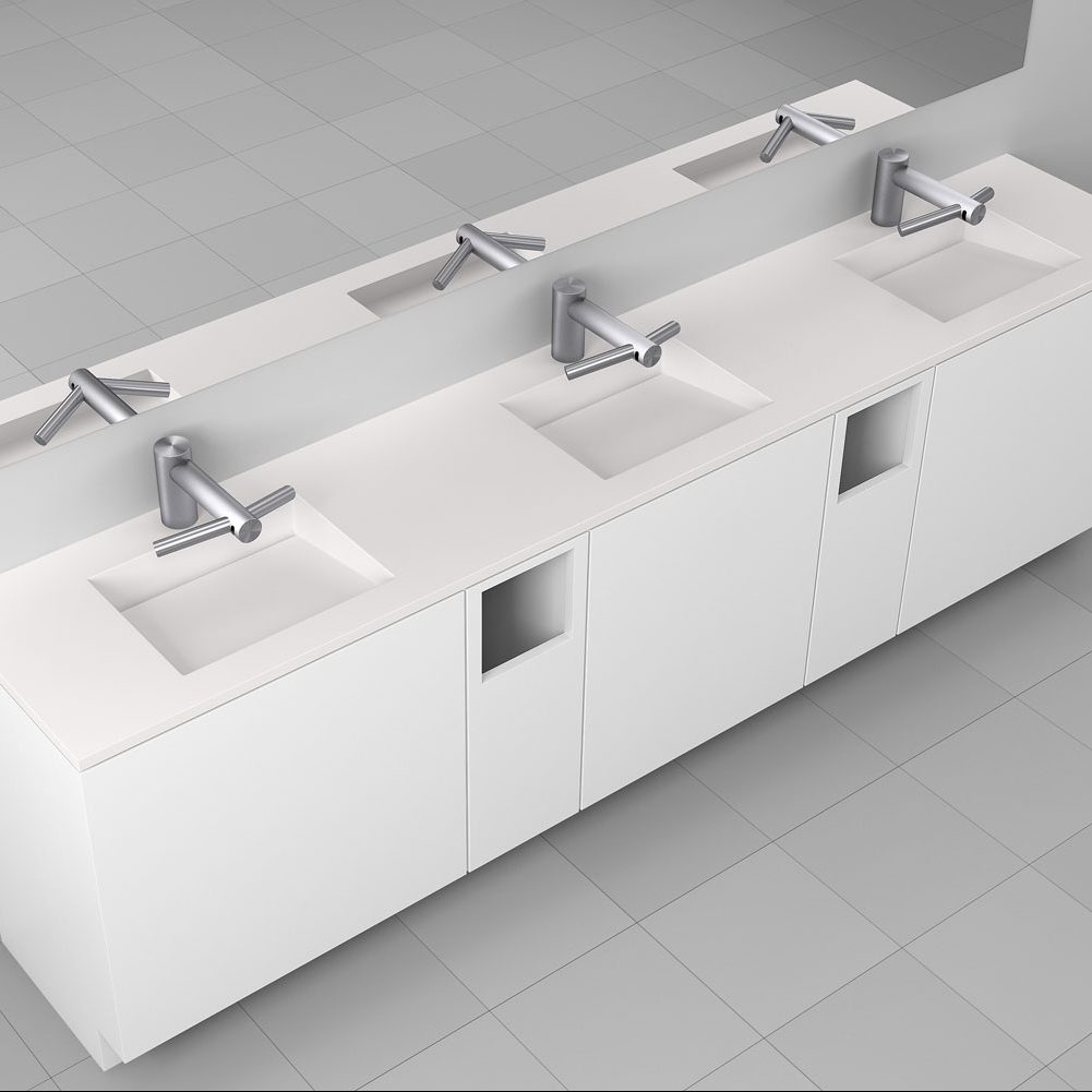 Corian<sup>®</sup> Multi basin Washplane 4213