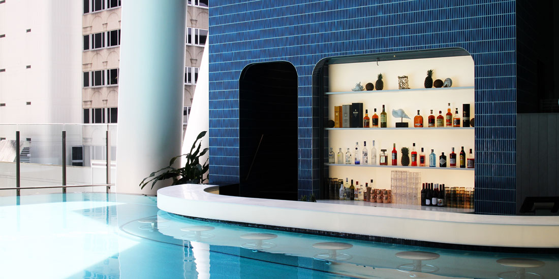 Westin Hotel Pool Bar, Brisbane Corian