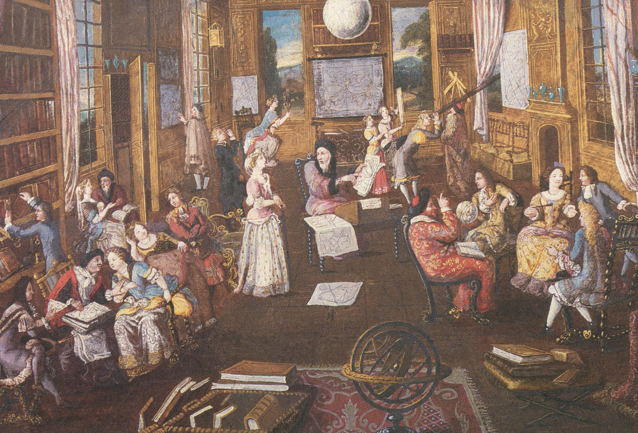 Scientific Salon French 18th century