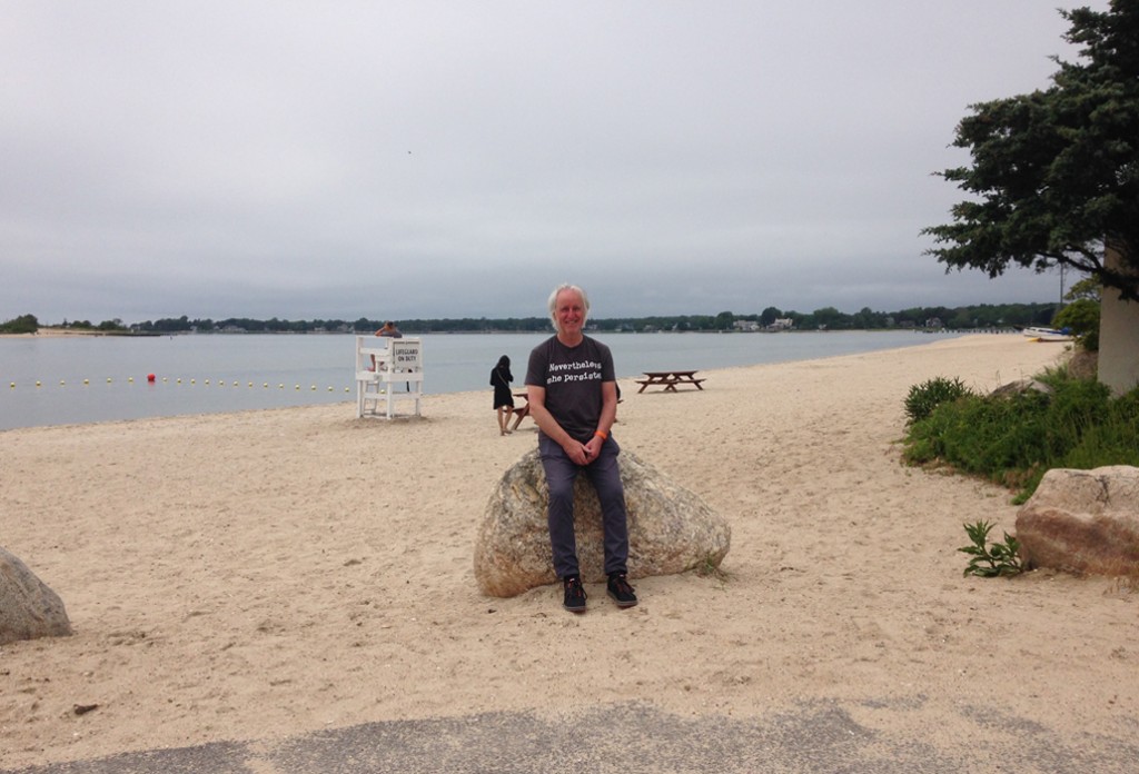 David Rankin on Shelter Island, photo by Loretta Hyne