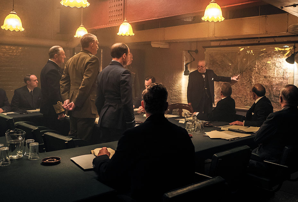 Gary Oldman stars as Winston Churchill in Director Joe Wright's Darkest Hour, a Focus Features release. Photo by Jack English